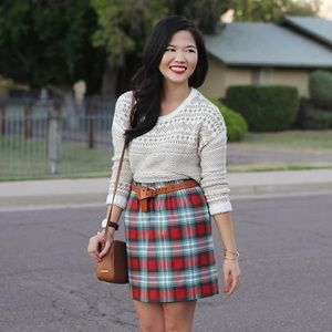 J. Crew Factory Skirts - Red and Green Plaid Skirt J. Crew Factory Skirts - Red and Green Plaid Skirt