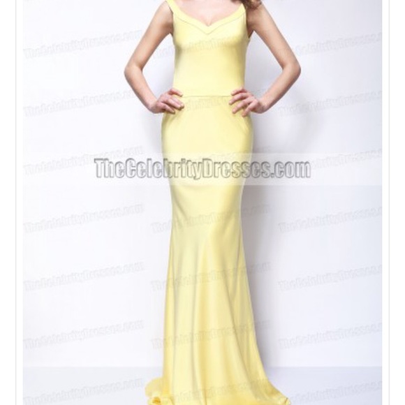 Yellow gown, NWT, from Celebrity Dresses