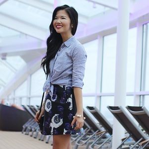 J. Crew Skirts - J.Crew floral print mini skirt with pockets! J. Crew Skirts - J.Crew floral print mini skirt with pockets!