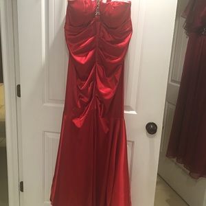 Beautiful red gown