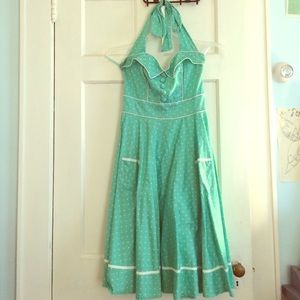1950's sock hop style dress, tea length