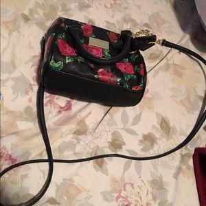 Floral Betsey Johnson cross body bag