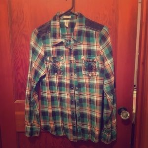 BKE Buckle Botton Up Flannel