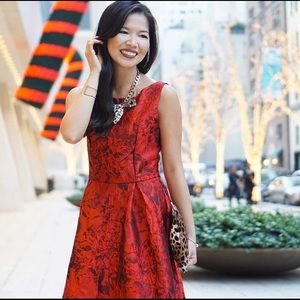 Chicwish Dresses - Red Floral Midi Dress Chicwish Dresses - Red Floral Midi Dress