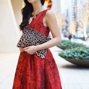 Chicwish Dresses - Red Floral Midi Dress Chicwish Dresses - Red Floral Midi Dress