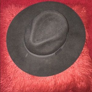 Forever 21 Black Wool Fedora Hat