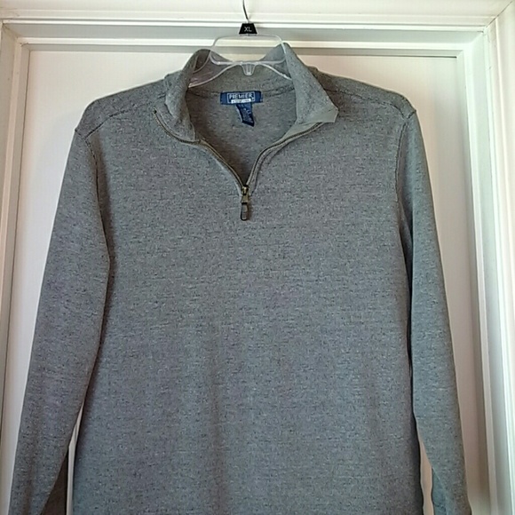 💚$7 off sale Thermal knit half zip pull over