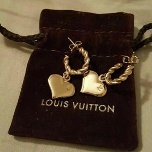 Authentic Louis Vuitton Charm Earrings.