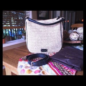 Kate Spade Straw Hobo Bag, Brand New!