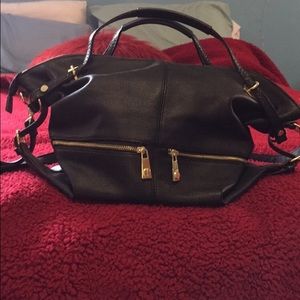 Steve Madden Black Carry All Satchel
