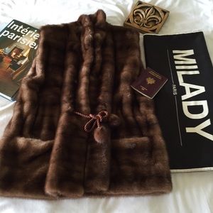 Milady Paris Saga Mink Reversible Vest