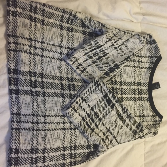 H&M Plaid Cropped Tee - Picture 3 of 3