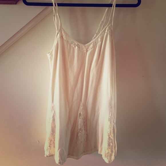 White lace summer dress