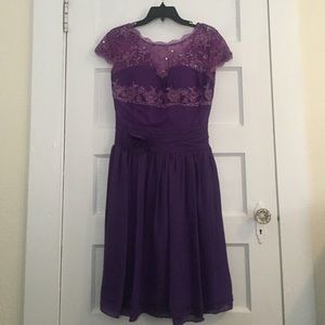 Custom made formal/bridesmaid dress, purple