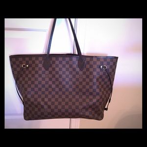 Authentic LV Damier neverfull gm.