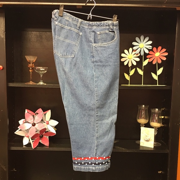Memorial Day/4th of July Cropped Jeans