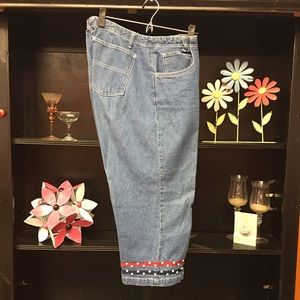 Memorial Day/4th of July Cropped Jeans