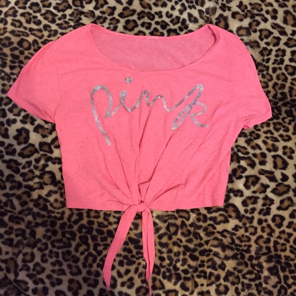 Victoria's Secret Pink crop top w/ sequins size XS