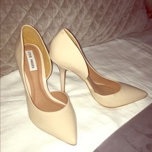 Steve Madden Insaniti D'orsay Patent Nude Heel