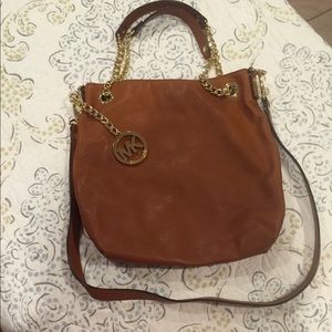 Michael Kors jet set chain shoulder tote