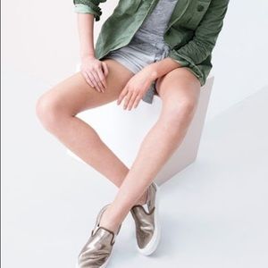 J crew metallic vans