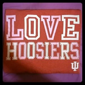 Love Hoosiers IU Indiana Tee Large