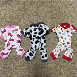 X-Small Dog Clothes Bundle Set of 3
