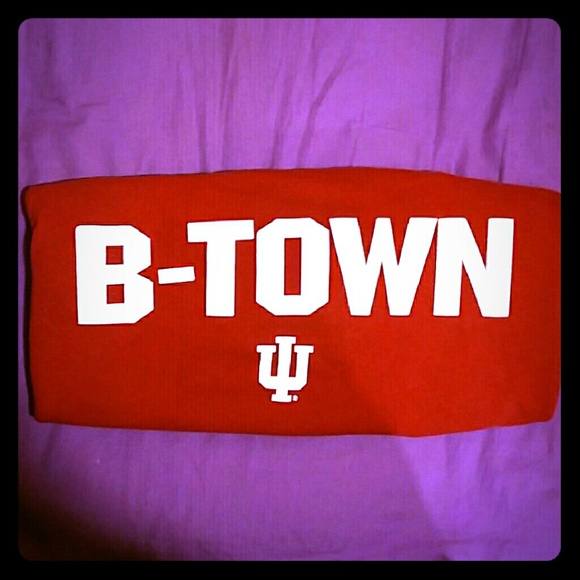 Red & White Indiana B-Town IU Tee Large