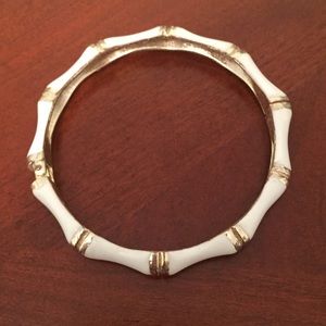 White Enamel Bracelet