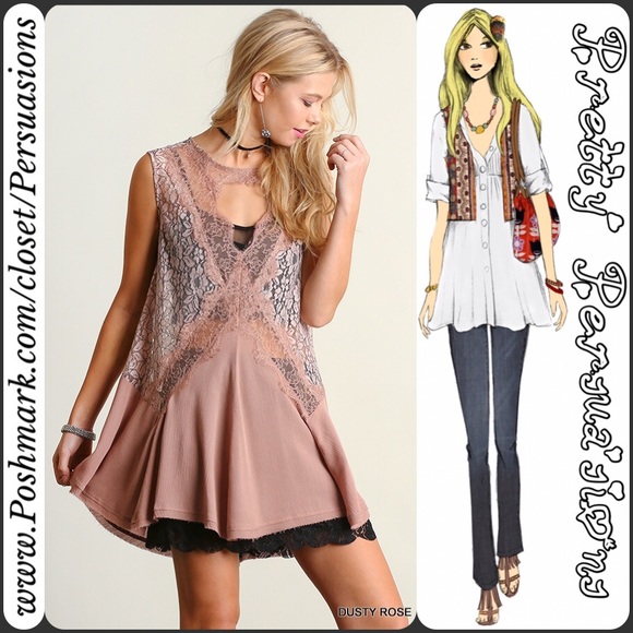 CLEARANCE‼️Blush Secret Origins Lace Dress Tunic - Picture 2 of 3