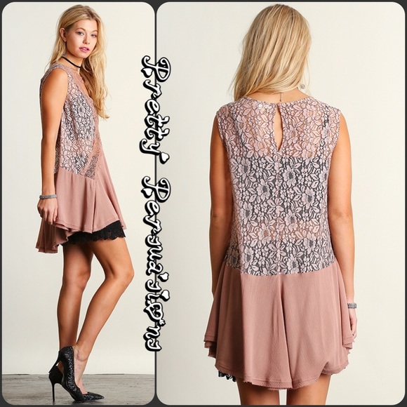CLEARANCE‼️Blush Secret Origins Lace Dress Tunic - Picture 3 of 3
