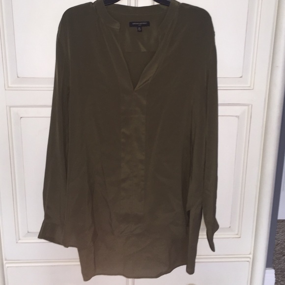 Olive colored blouse
