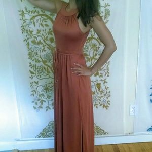 Gorgeous Copper Maxi wHidden Pockets