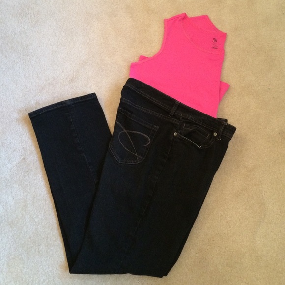 Chico's Platinum Black Jeans
