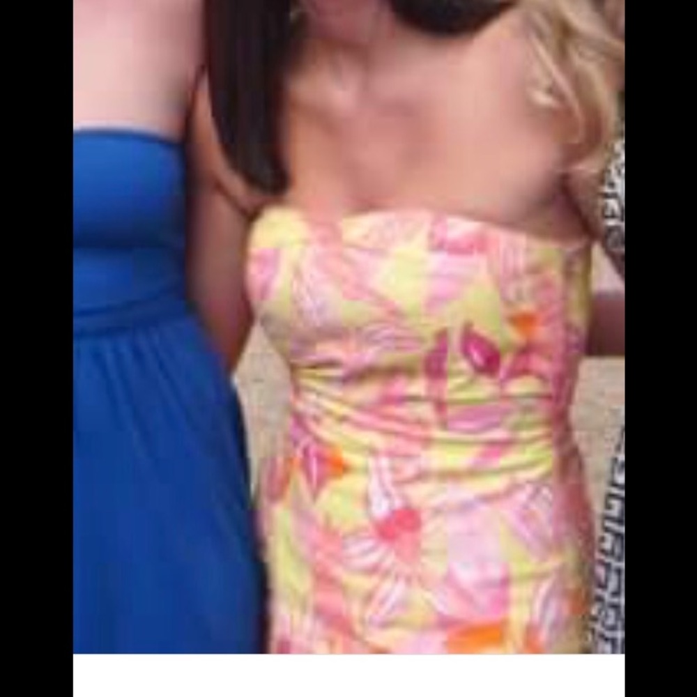 Lilly Pulitzer strapless dress size 4