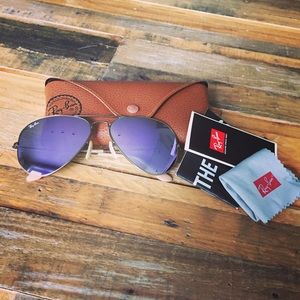 Ray-ban original mirror aviator sunglasses