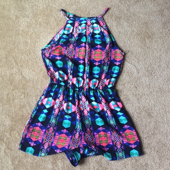Open back romper