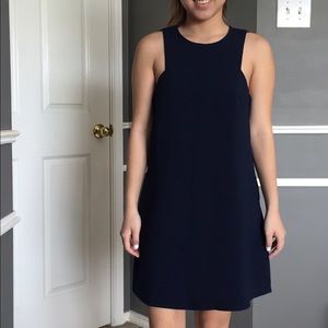 Navy Cut Out Dress