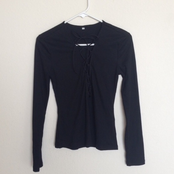 Ribbed laced up top - Picture 2 of 3