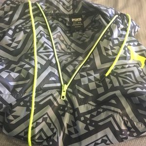 Partial zip spring jacket