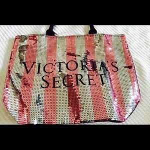 Brand New Victoria's Secret Sequin/Bling Tote