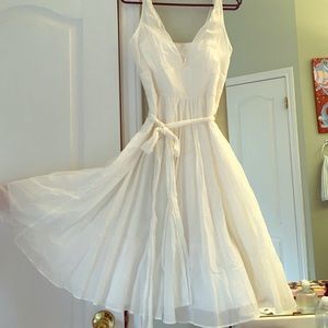 Pretty white dress!