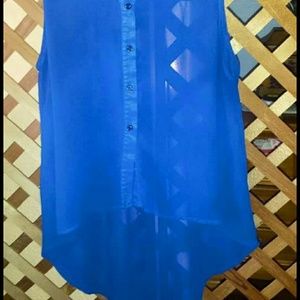 Blue cute top
