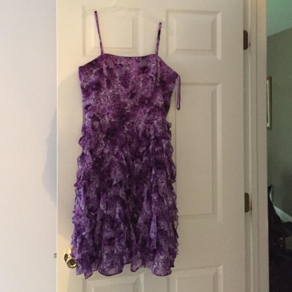 Purple Floral Dress
