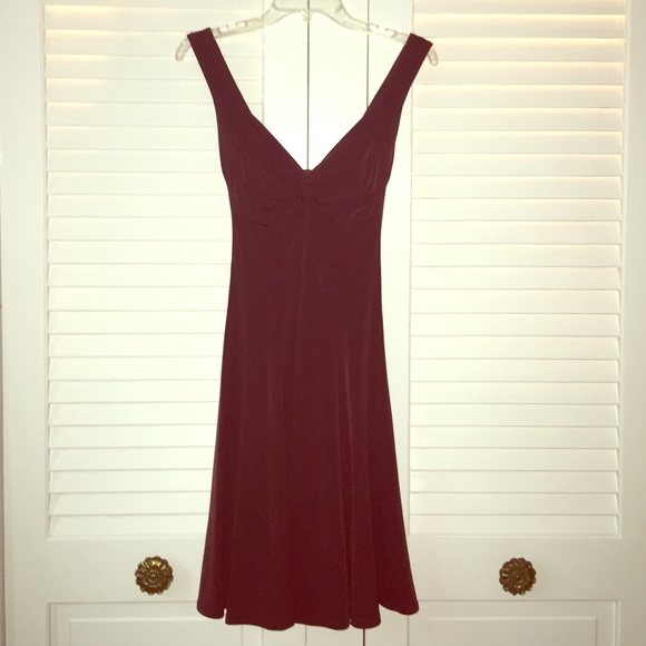 Maroon Flirty Dress