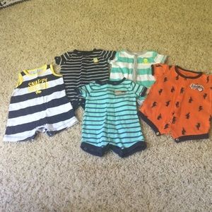Newborn baby boy rompers