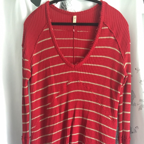 ❤️ free people waffle sweater ❤️