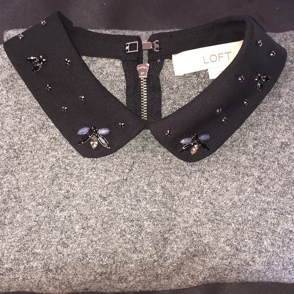 SOLD Embellished collar dress - Picture 1 of 3