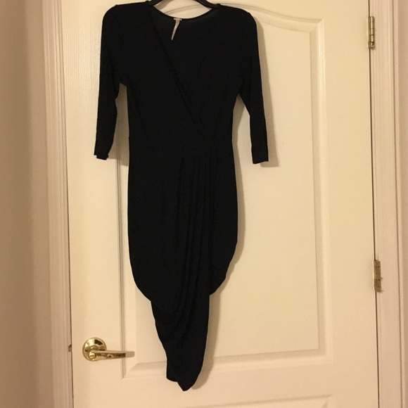 Sexy high low Rouched dress