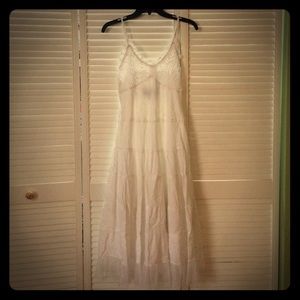 Connected Apparel white summer dress